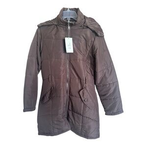 Women's Brown Quilted Jacket